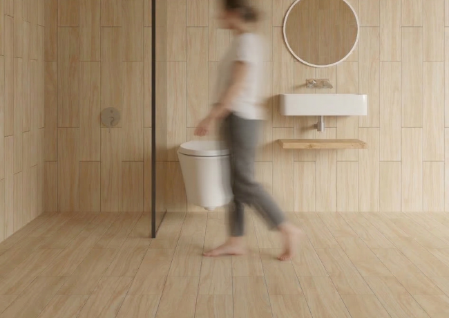 給家人最踏實的守護:為什麼專業設計師都推薦「防滑瓷磚」